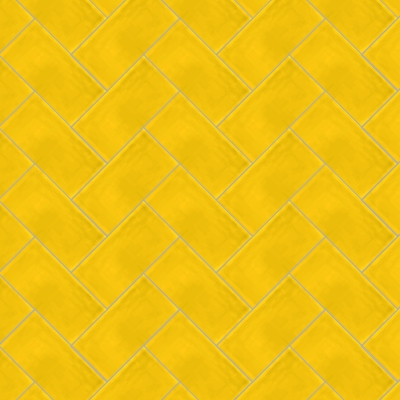 Плитка формы "Кабанчик" (Metro) от Luxemix. Цвет 1023 (желтый).