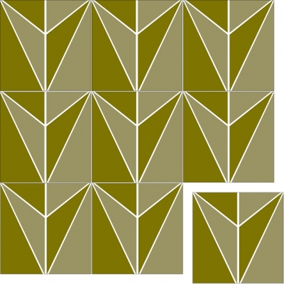 Цементная плитка ручной работы Luxemix. Коллекция Geometry. Арт.