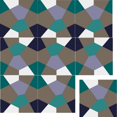 Цементная плитка Luxemix коллекции Geometry. Арт.