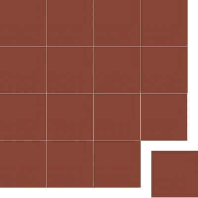 Монохромная цементная плитка med_tuscanred (цвет: tuscan red, (тоскана ред))