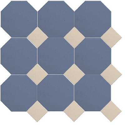 Метлахская плитка от Luxemix арт: moct_17x17_b01w01