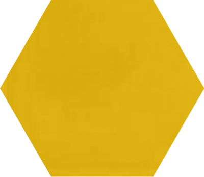 Однотонная шестиугольная плитка Luxemix ручной работы. Цвет 1003.