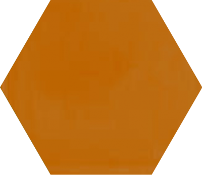 Однотонная шестиугольная плитка Luxemix ручной работы. Цвет 2000.