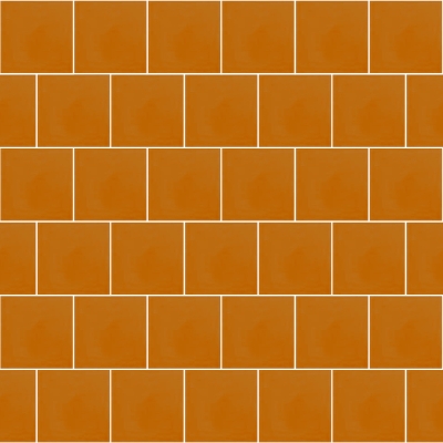 Моноцветная цементная плитка Luxemix формата 10x10см. Цвет 2000 (оранжевый).