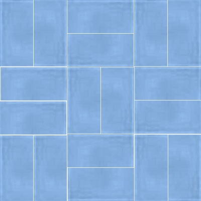 Плитка формы "Кабанчик" (Metro) от Luxemix. Цвет 2507030 (синий).