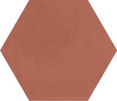 Однотонная шестиугольная плитка Luxemix ручной работы. Цвет 3012