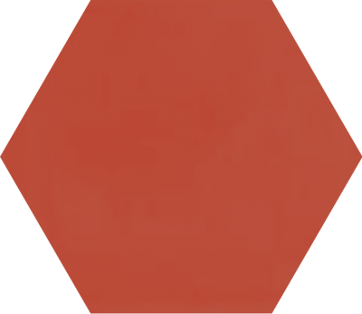 Однотонная шестиугольная плитка Luxemix ручной работы. Цвет 3022