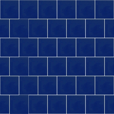 Моноцветная цементная плитка Luxemix формата 10x10см. Цвет 5002 (синий).
