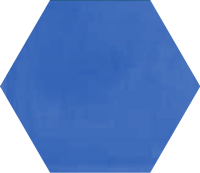 Однотонная шестиугольная плитка Luxemix ручной работы. Цвет 5012