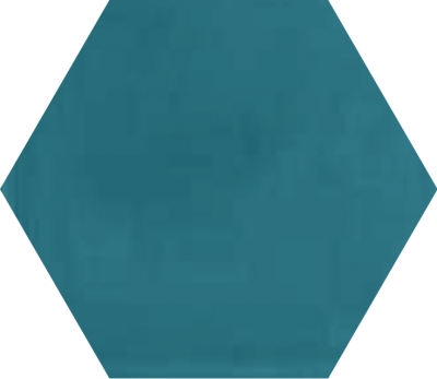 Однотонная шестиугольная плитка Luxemix ручной работы. Цвет 5018