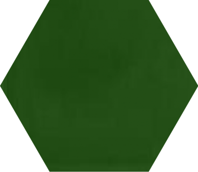 Однотонная шестиугольная плитка Luxemix ручной работы. Цвет 6002
