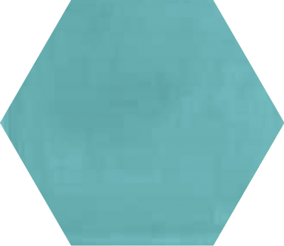 Однотонная шестиугольная плитка Luxemix ручной работы. Цвет 6027