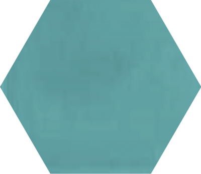 Однотонная шестиугольная плитка Luxemix ручной работы. Цвет 6028