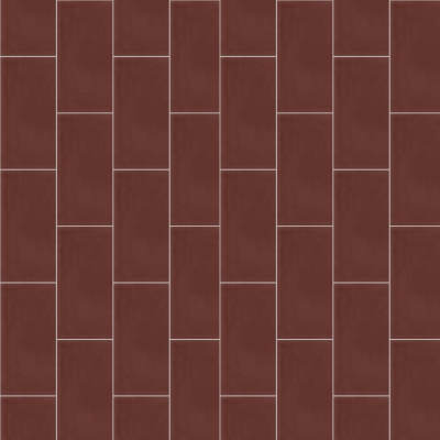 Плитка формы "Кабанчик" (Metro) от Luxemix. Цвет 8012 (коричневый)