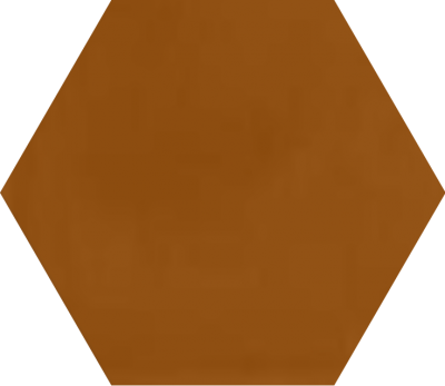 Однотонная шестиугольная плитка Luxemix ручной работы. Цвет 8023