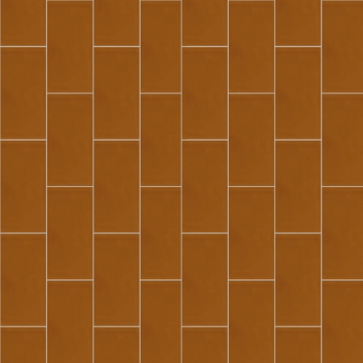 Плитка формы "Кабанчик" (Metro) от Luxemix. Цвет 8023 (коричневый).