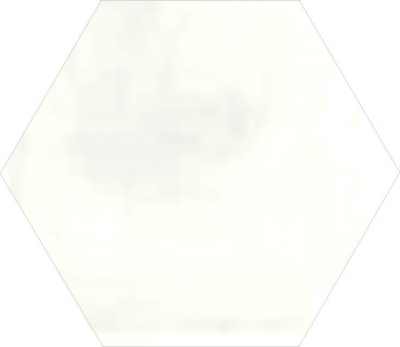 Однотонная шестиугольная плитка Luxemix ручной работы. Цвет 9016