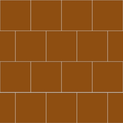 Моноцветная цементная плитка Luxemix формата 15x15см. Цвет 8023 (коричневый).