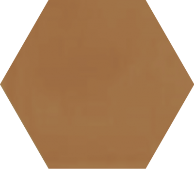 Однотонная шестиугольная плитка Luxemix ручной работы. Цвет 0605040