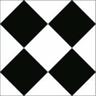 Цементная плитка ручной работы Luxemix. Крупные шашки. Коллекция Geometry. Арт.