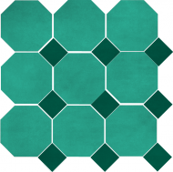 ЦементнаяaЦементная плитка Luxemix ручной работы восьмиугольной (октагон) формы 20x20 см с квадратными вставками 8*8 см. арт: oct_20*20c2 плитка Luxemix ручной работы восьмиугольной (октагон) формы 20x20 см с квадратными вставками
