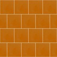Моноцветная цементная плитка Luxemix формата 15x15см. Цвет 2000 (оранжевый).