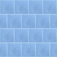 Моноцветная цементная плитка Luxemix формата 15x15см. Цвет 2507030 (голубой).