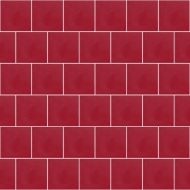 Моноцветная цементная плитка Luxemix формата 10x10см. Цвет 3027 (красный).