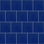 Моноцветная цементная плитка Luxemix формата 15x15см. Цвет 5002 (синий).