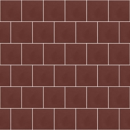Моноцветная цементная плитка Luxemix формата 10x10см. Цвет 8012 (коричневый).