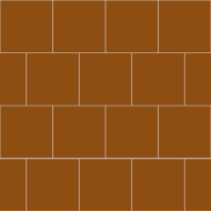 Моноцветная цементная плитка Luxemix формата 15x15см. Цвет 8023 (коричневый).