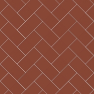 Плитка формы "Кабанчик" (Metro) от Luxemix. Цвет tuscanred (красный).