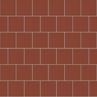Моноцветная цементная плитка Luxemix формата 10x10см. Цвет: min_tuscanred (красный).